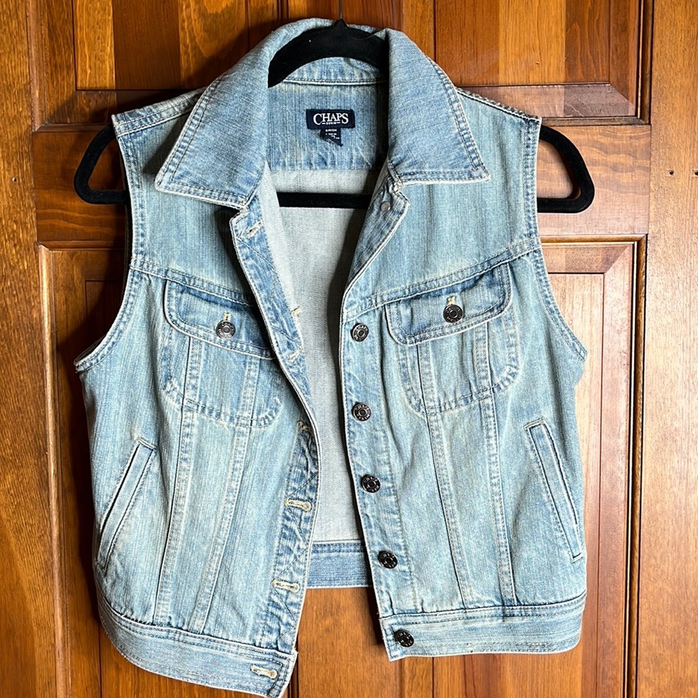 Chaps Denim Vest